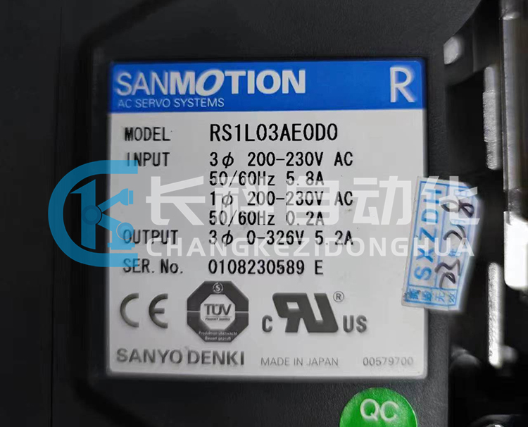 三洋伺服驅動器RS1L03AE0D0 三洋伺服驅動器RS1L03AE0D0